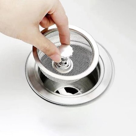 Sæt med 2 vaskeindsatser i rustfrit stål, opgraderet køkkenvaskeindsats