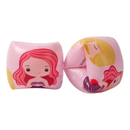 1 par armsvømmeringer Oppblåsbare armputer Svømmebånd Flytehylser Vannvinge for voksne barn gutter jenter