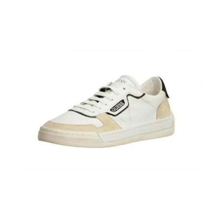 Guess, Vintage Sneakes Shoes in leather U22Gu 07 Fm 7Stvlea 12 Wit, Heren, Maat:40 EU,leer