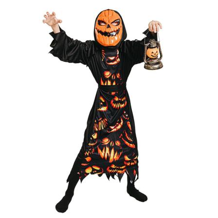 Utklädning Klänning Pumpa Demon 134/140 Multifärg