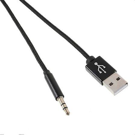 Lightning till 3,5 mm + USB Laddning Audio AUX Adapterkabel för iPhone iPad
