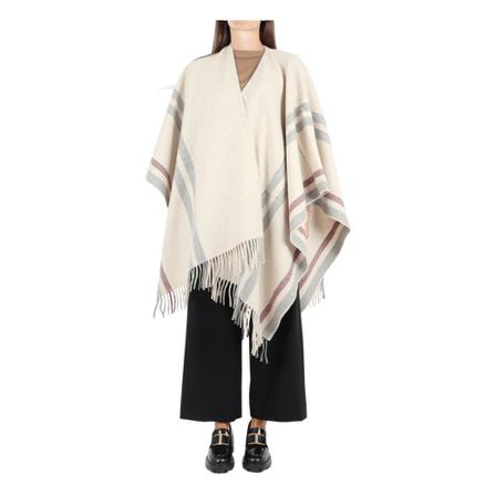 Max Mara Studio, Poncho Beige, Dames, Maat:ONE Size