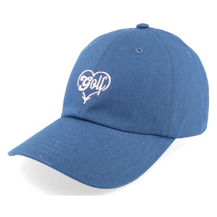 Adidas - Blå unconstructed Keps - I Heart Golf Crew Navy Dad Cap @ Hatstore