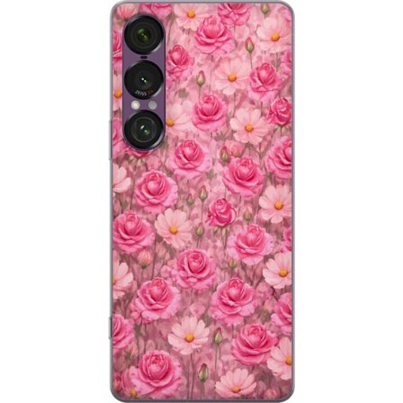 Yhteensopiva Puhelinkuori Sony Xperia 1 VII Petal Reverie Blush Rose