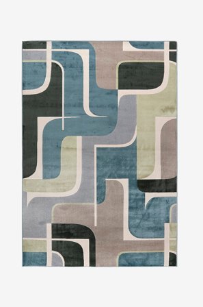 InHouse Group - Matta Como - Vihreä - Nukka- & ryijymatot - 200X290 - - Homeroom