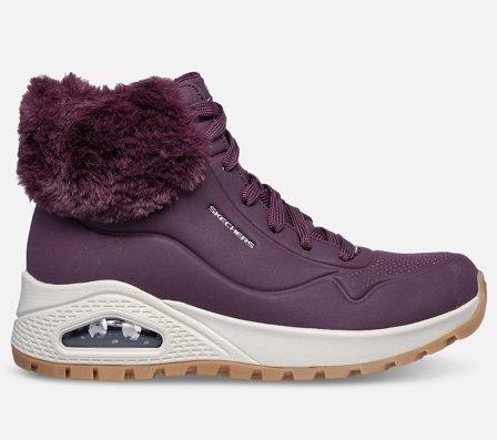 Skechers, Uno Rugged - Fall Air, 37, Rød, Dame