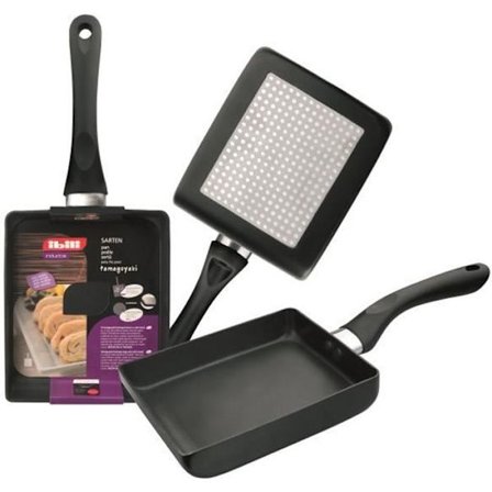 IBILI - Inducta tamagoyaki panna, 15 x 18 cm, aluminium, non-stick, kompatibel med induktion