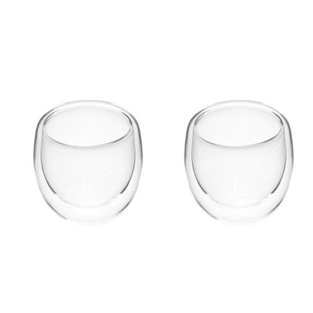 Maku Dubbelväggat Glas 20cl 2-pack - Perfekt För Både Varma och Kalla Drycker