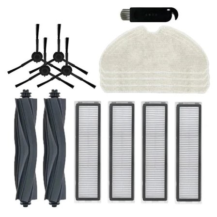 Til Dreame D10s / D10s Pro robotstøvsuger hovedbørste tilbehør Hepa filter moppeklud klude reservedele -ES