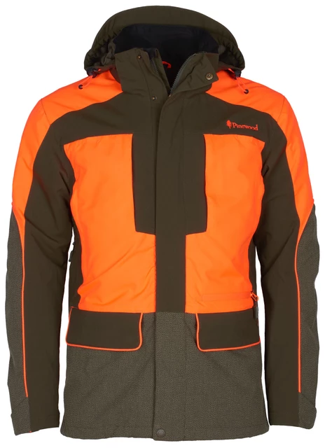 Pinewood M's Thorn Resistant Jacket Moss Green/Orange
