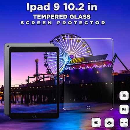 Apple Ipad 9 (10.2 Inch) - Härdat Glas 9H - Super Kvalitet Skärmskydd