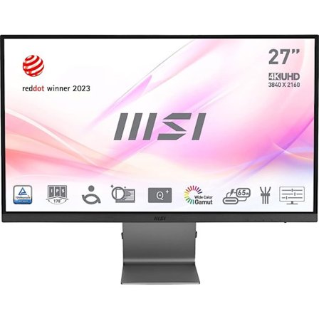 Skärm - MSI - Modern MD271UL - 27 tum - 4K Ultra HD - Vit