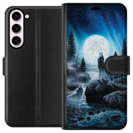 Kompatibelt Plånboksfodral till Samsung Samsung Galaxy S23+ Varjar på natten