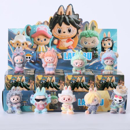 Monster Julekalender, Hul Glædesvedhæng, Dekorationer, Børnegaver (12-delt Overraskelses Blind Box med Trendy Legetøj)