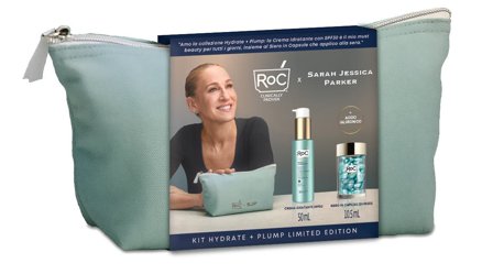 Roc Kit Hydrate + Plump Siero Viso 30 Capsule +Idratante Viso