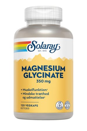 Solaray Magnesium Glycinate 120 kaps, Helse & Madvarer, Mineraler, Magnesium