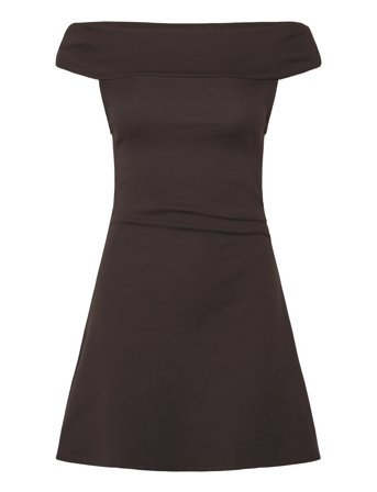 Strapless Dress Brown Mango