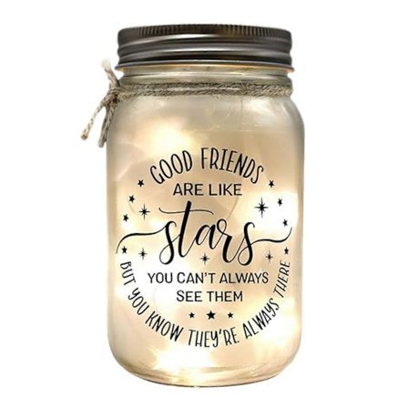 Valentinsdag Krukke Lys Multifunktionel Romantisk Flaskelampe til Indendørs[HK]