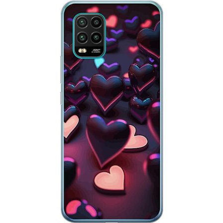 Kompatibelt Mobildeksel til Xiaomi Xiaomi Mi 10 Lite 5G Midnattshjerter