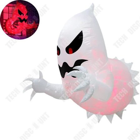 Dekoration uppblåsbar - TD - Spöke - 1,4 m - Plast - Utomhus