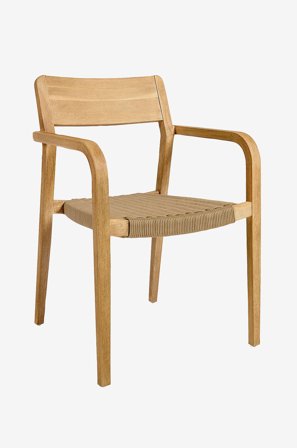 Kave Home - Ruokapöydän tuolit Better, 4/pakk. - Beige - Käsinojalliset tuolit - - Homeroom