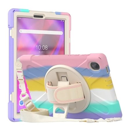 Lenovo Tab M10 FHD Plus hybrid silikoneetui - Multifarvet