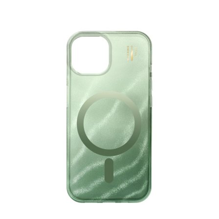 Clear Case MagSafe iPhone 13 / 14 / 15 / 16e Sage Green
