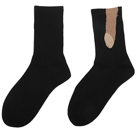 Visa upp strumpor för män, 2-pack nyhet roliga strumpor, bomull Crazy Sock, Herrstrumpor kul, Alla hjärtans dag Gag Present
