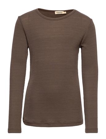 Tamra Langærmet T-shirt Brun MarMar Cph