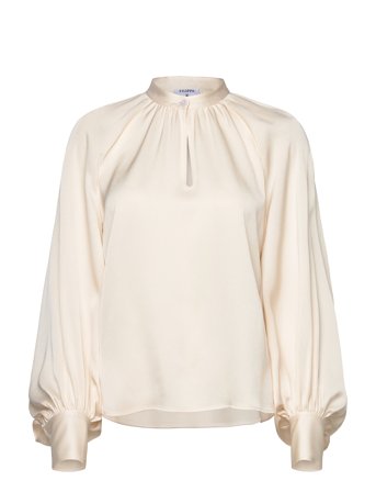 Filippa K Stand Collar Blouse - Cream - 42
