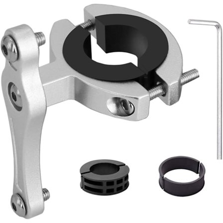 Sykkel MTB Flaskeholder Adapter Aluminiumlegering, Sølv (1 stk)