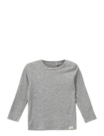 Sofie Schnoor Baby and Kids Petriciasb T-Shirt Long Sleeve - Grey - 86