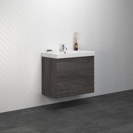 Dansani Luna Menuet Kommodpaket 81 cm Grå ask, Badrum