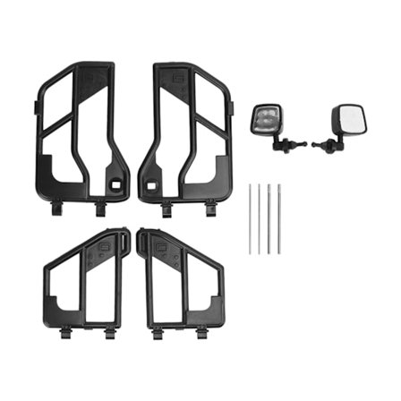 313mm Akselafstand Rør Døre Bagspejl Usamlet Kit til RC Bil Karosseri