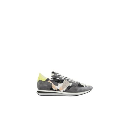 Philippe Model - Sneakers - Grå - Herr - Storlek: 43 Eu, Herr, Storlek: 43 EU