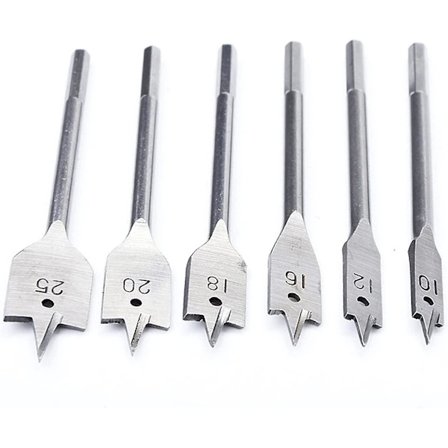 Overfladefræser Højkarbonstål Sekskantet Skaft Spadebor