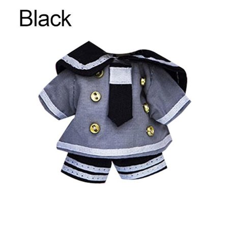 BJD Doll Skjørt 1/11 Doll Coat SVART