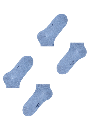 Falke Happy 2-Pack Sneaker Socks Strumpor Herr Blå 39-42