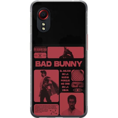 Kompatibel Mobilcover til Samsung Galaxy Xcover 5 Bad Bunny NFL-inspireret skjoldlogo med amerikansk fodbold og stjerner