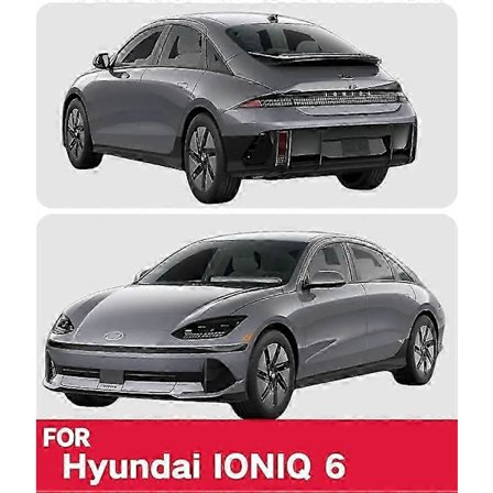 Utmerkede Sprutlapper For Hyundai IONIQ 6 2023 2024 IONIQ6 Mudguards Sprutlapper Skvettlapper Foran Bak Hjul Skjermer Biltilbehør 4 stk