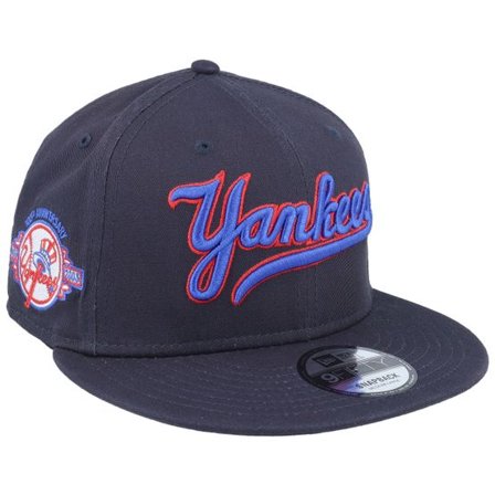 New Era - MLB Blå snapback Keps - New York Yankees Wordmark Patch 9FIFTY Navy Snapback @ Hatstore