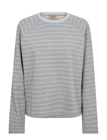 MOS MOSH Mmlidy O-Ls Mélange Sweatshirt - Grey - XS