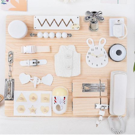 Ny 2xmontessori Busy Board-kran Busy Board-tillbehör för barn Barn