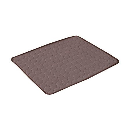 Kølemåtte til kæledyr, kølemåtte til hunde, kølemåtte til hunde og katte, brun, L (70x55 cm)
