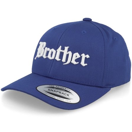 Kinder Kiddo Cap - Blau adjustable Cap - Kinder Brother Old English 3d Blue Adjustable @ Hatstore