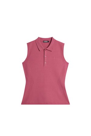 J.Lindeberg - Golf - Tanja Sleeveless Polo Shirt - Lila - Kvinna - S