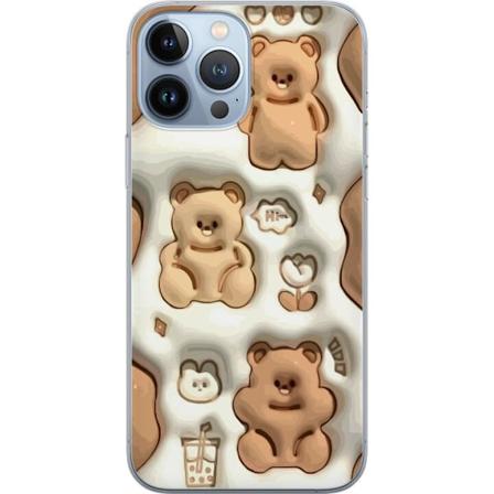 Apple iPhone 13 Pro Max Läpinäkyvä kuori Kuplivat Karhut
