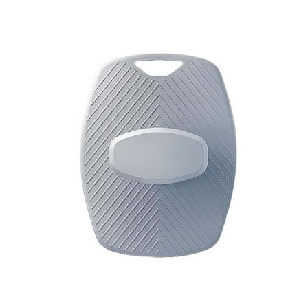 1 stk. Silikone Massage Badebørste: og Letanvendelig Eksfolierende Brusepude Grå