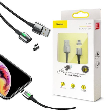 iPhone Magnetic Lightning Ladekabel til iPhone / iPad 100cm