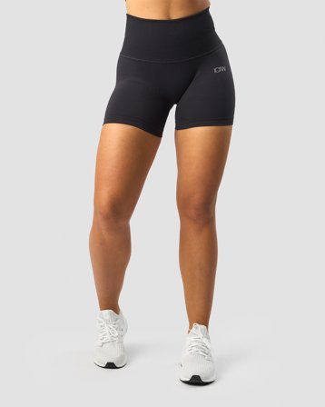 ICANIWILL - Define Seamless Pocket Shorts Wmn Dk Graphite- Shorts - Dames - sportkleding van ICIW